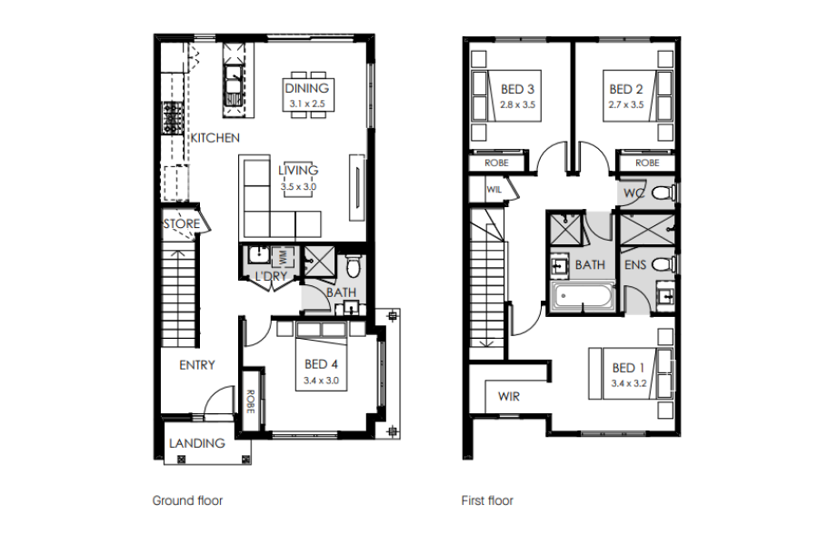 18a Ground Floor Floorplan (Standard)