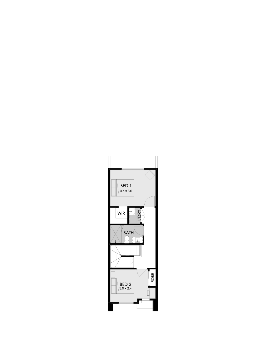 13a First Floor Floorplan (Standard - Flipped)